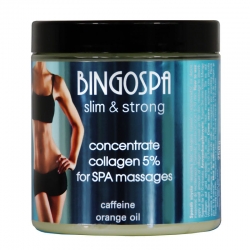 BingoSpa Kolagen 5% z kofeiną i pomarańczą - 250g